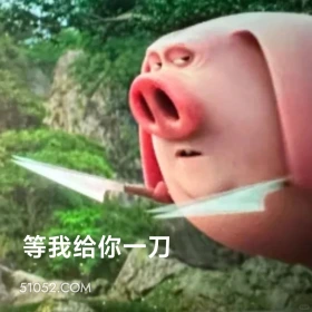我给你一刀 哪吒 电影 飞天猪 搞笑表情