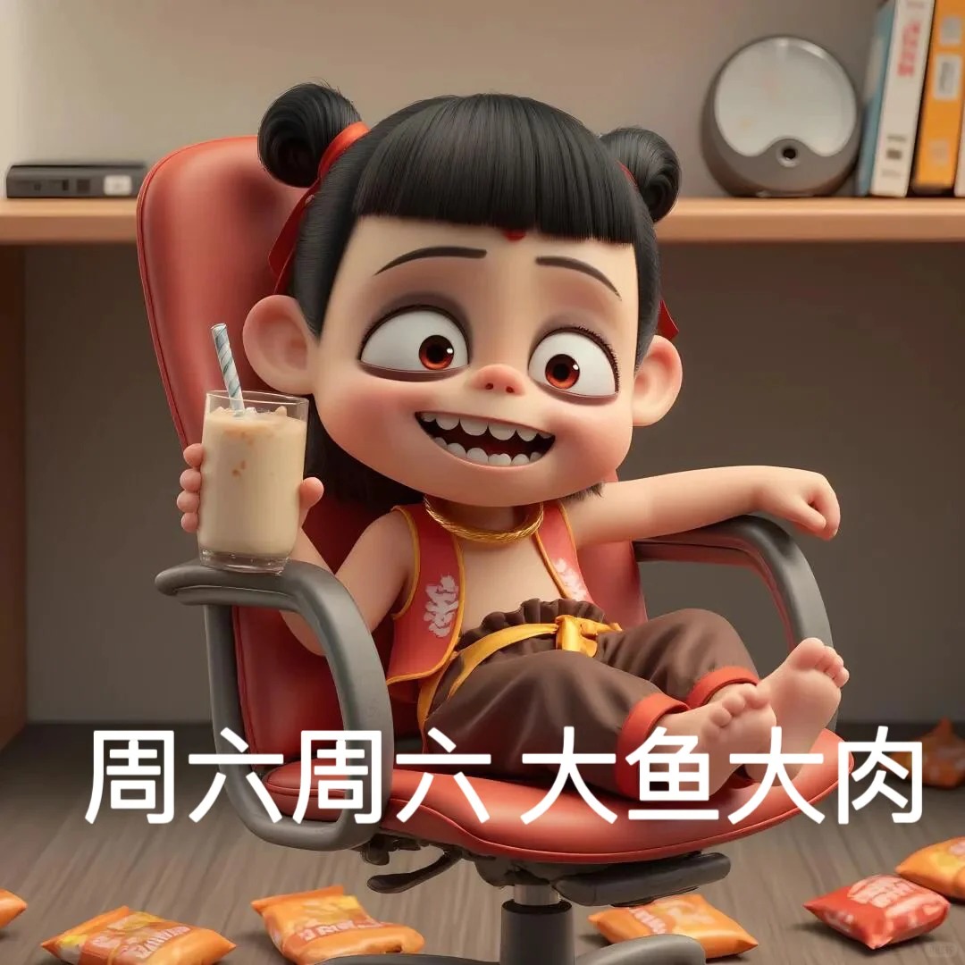 周六周六大鱼大肉表情包_超清下载一键转发 - AI玩表情 | 51052.com