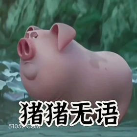 猪猪无语 哪吒 电影 飞天猪 搞笑表情