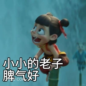 小小的老子脾气好 哪吒 电影 搞笑表情