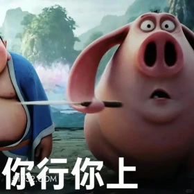 你行你上 哪吒 电影 飞天猪 搞笑表情