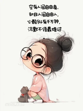 空有自由身却非自由人 小女孩 心好累 治愈文案