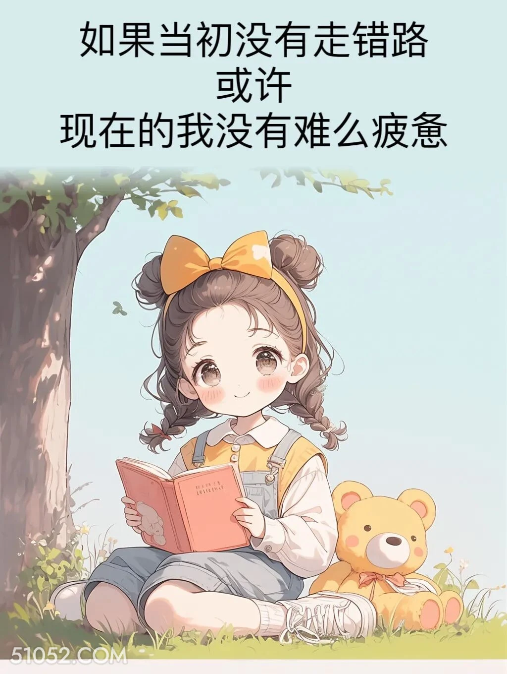 如果没有走错路或许没有这么疲惫 小女孩 发朋友圈 走心文案