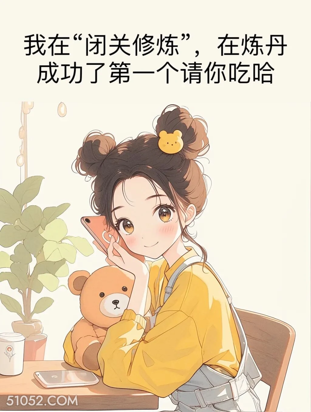 在闭关修炼 小女孩 在干嘛 搞笑回复 搞笑文案
