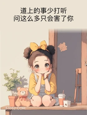 道上的事少打听 小女孩 在干嘛 搞笑回复 搞笑文案