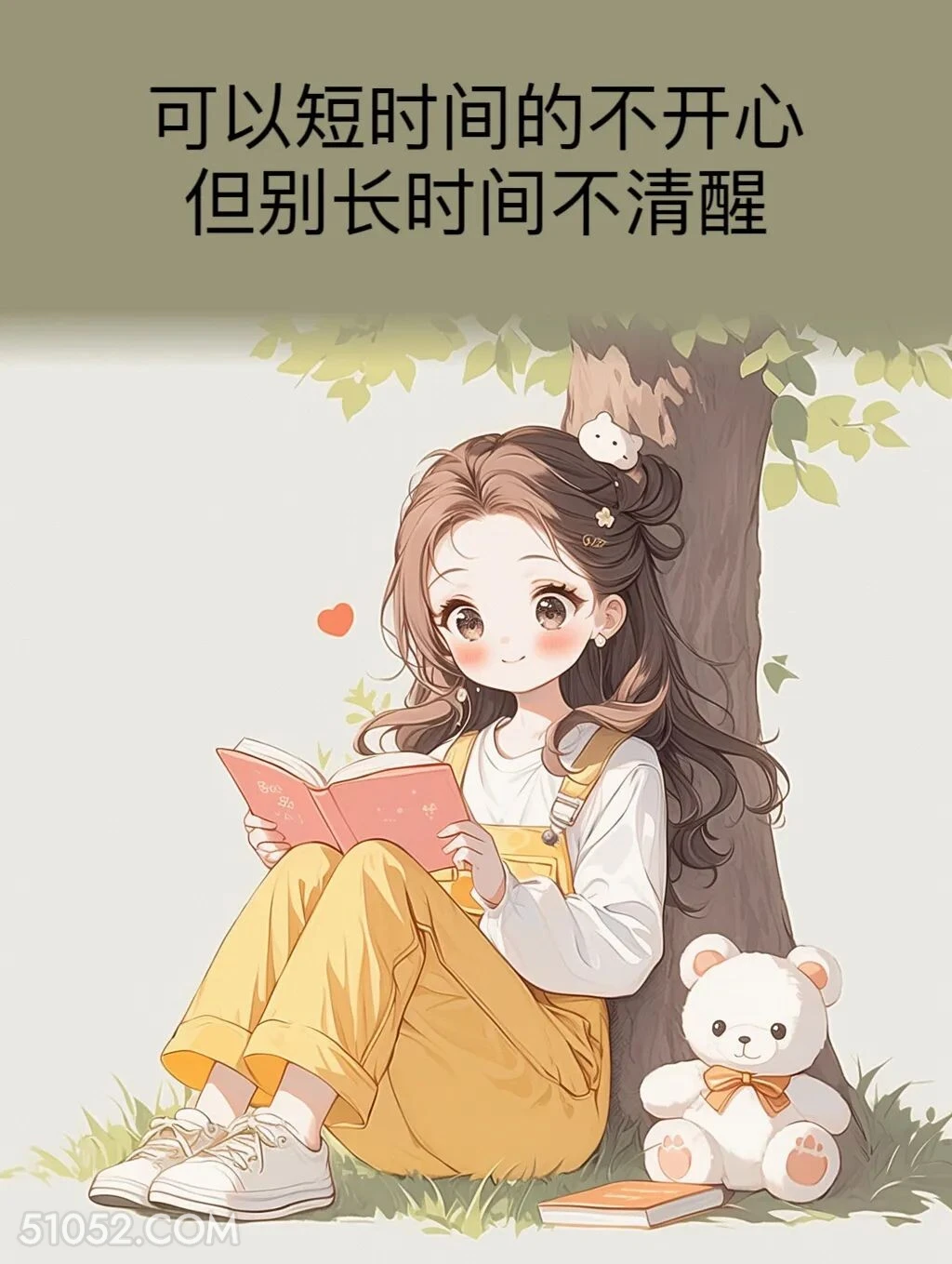 可以短时间不开心不能长时间不清醒 小女孩 发朋友圈 走心文案