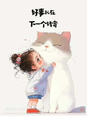 好事就在下一个转弯 小女孩 精神支撑 走心文案 治愈