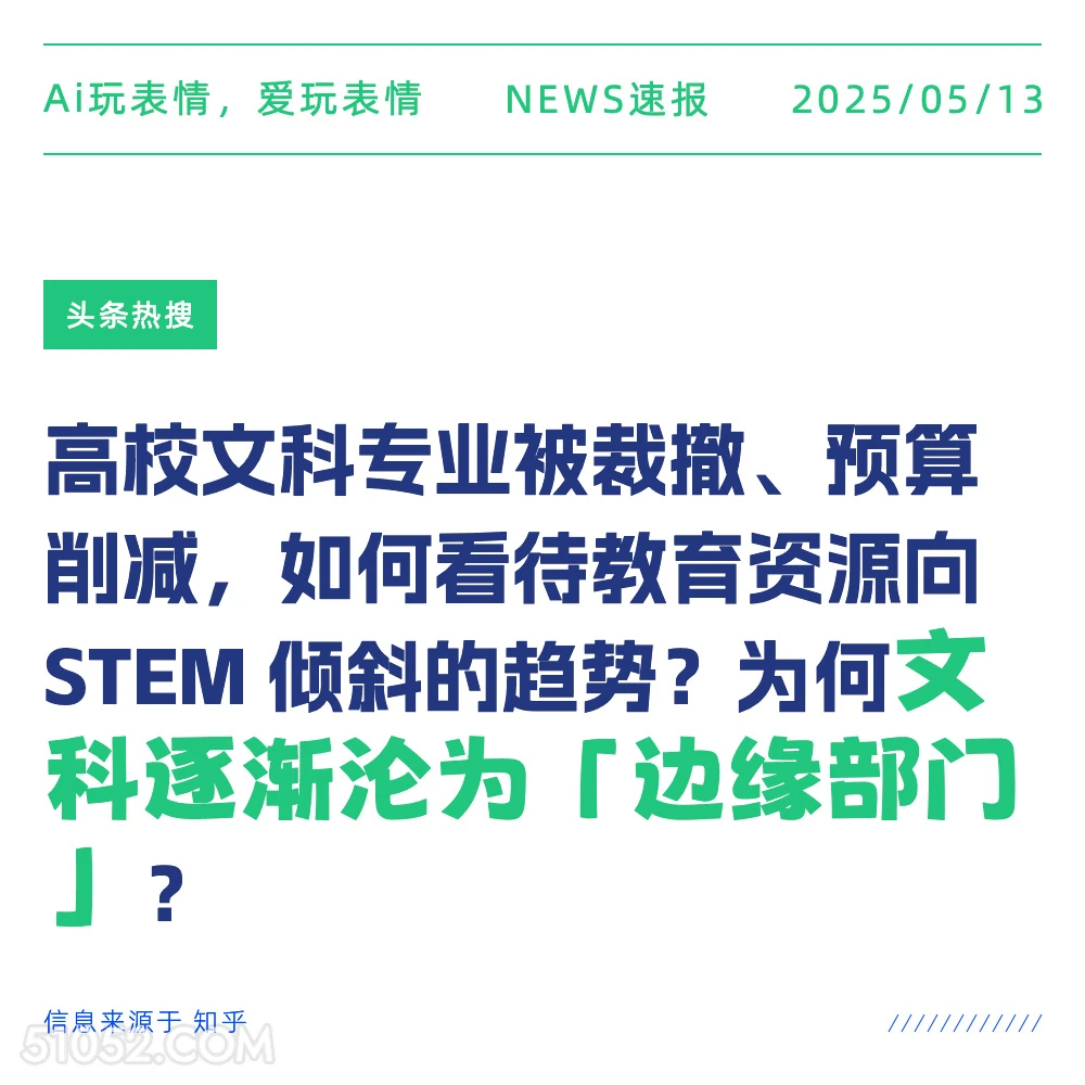 文科变边缘部门 2025年05月13日 新闻 头条热搜