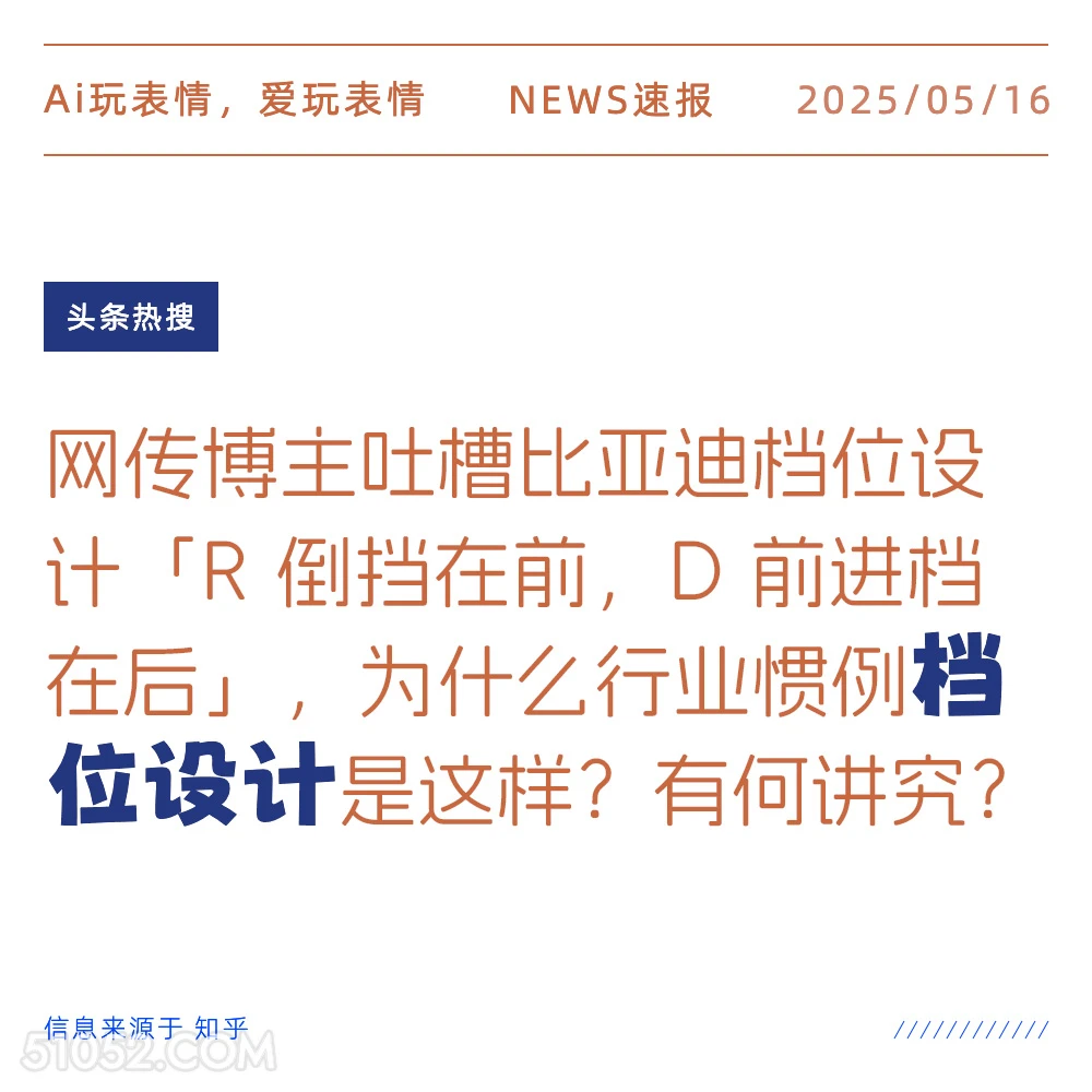 档位设计 2025年05月16日 新闻 头条热搜