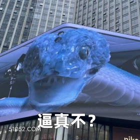 逼真不？ 2025年05月19日 恶搞 恶搞新闻 广告 蛇 不适