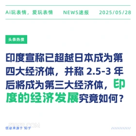 印度的经济发展 2025年05月28日 新闻 头条热搜