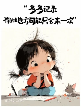 多多记录 小女孩 发朋友圈 小众文案