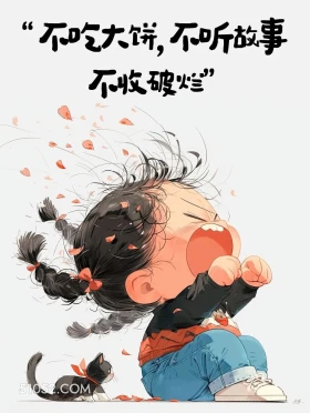 不吃大饼不听故事不收破烂 小女孩 发朋友圈 小众文案