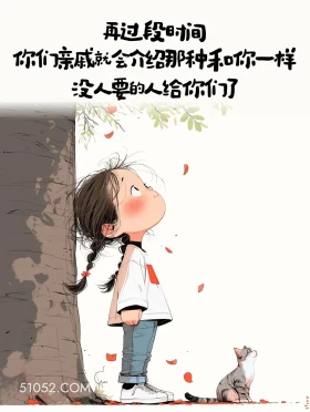 介绍没人要的给你 小女孩 胡说八道 搞笑文案