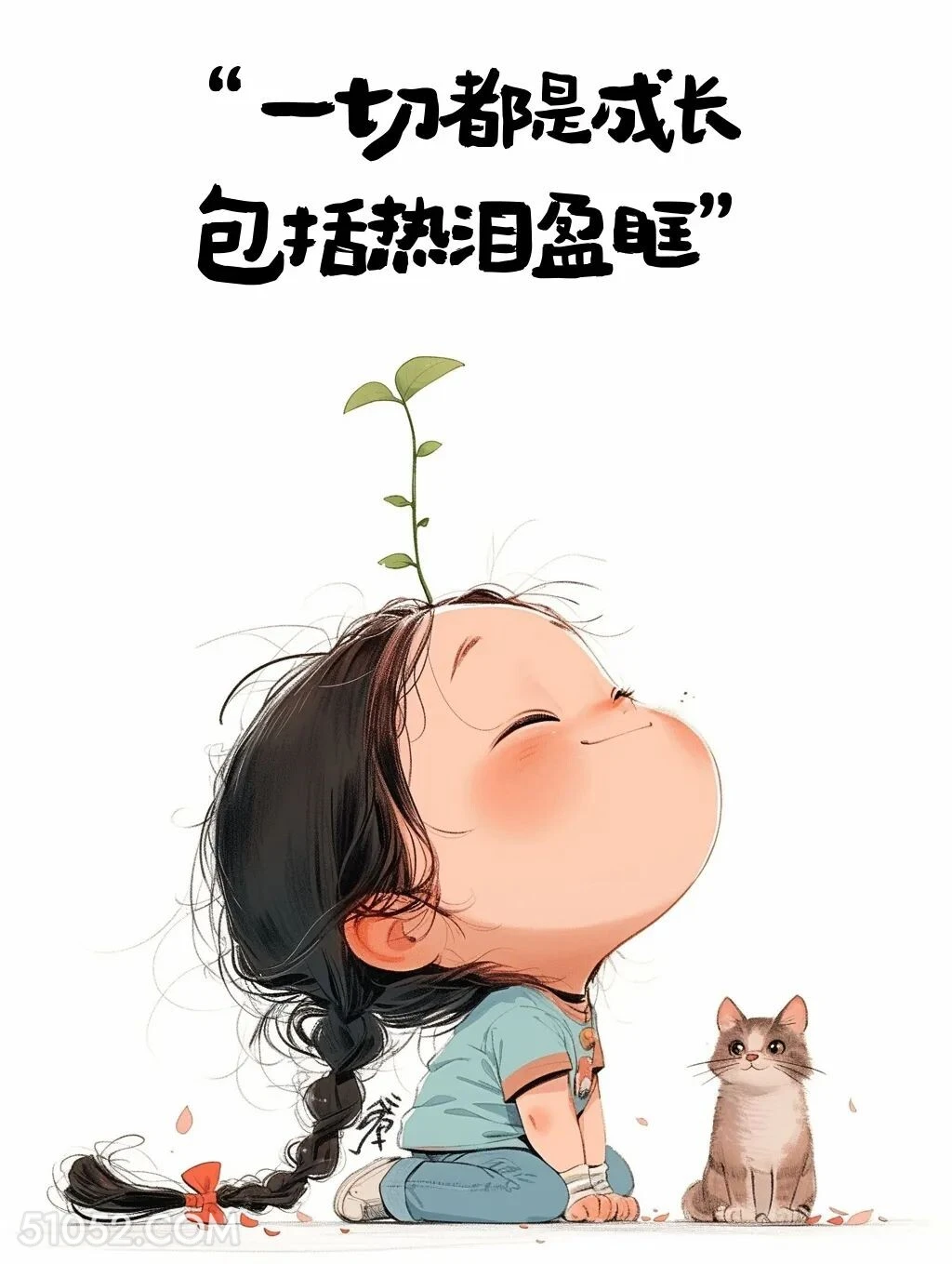 一切都是成长 小女孩 松弛感 文案