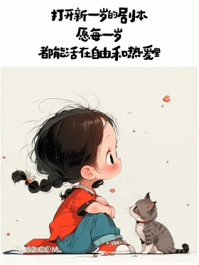 打开新一岁的剧本 小女孩 过生日 文案