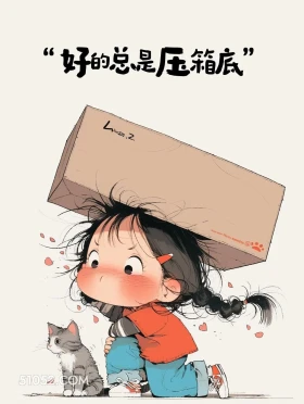 好运总是压箱底 小女孩 旺自己 生命力 文案