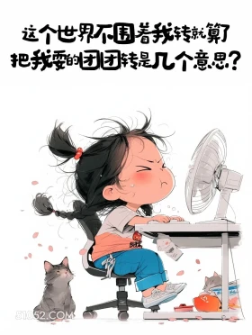 世界把我耍的团团转是几个意思 小女孩 笑死了 搞笑文案