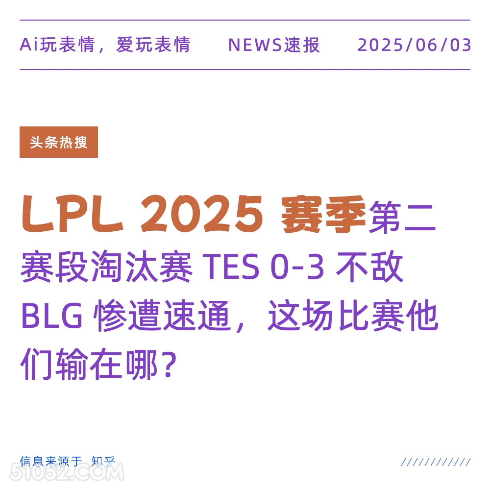 LPL赛季 2025年06月03日 新闻 头条热搜