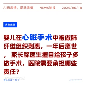 心脏手术 2025年06月18日 新闻 头条热搜