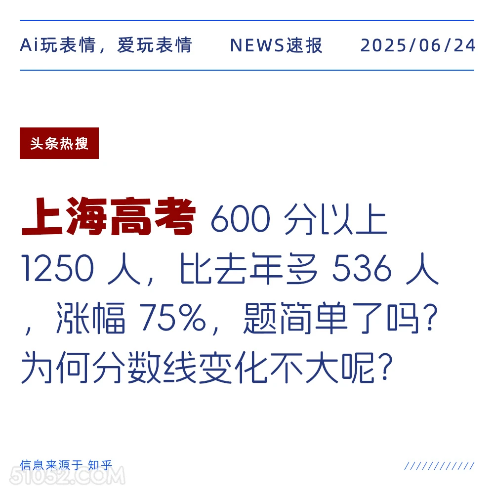 上海高考 2025年06月24日 新闻 头条热搜