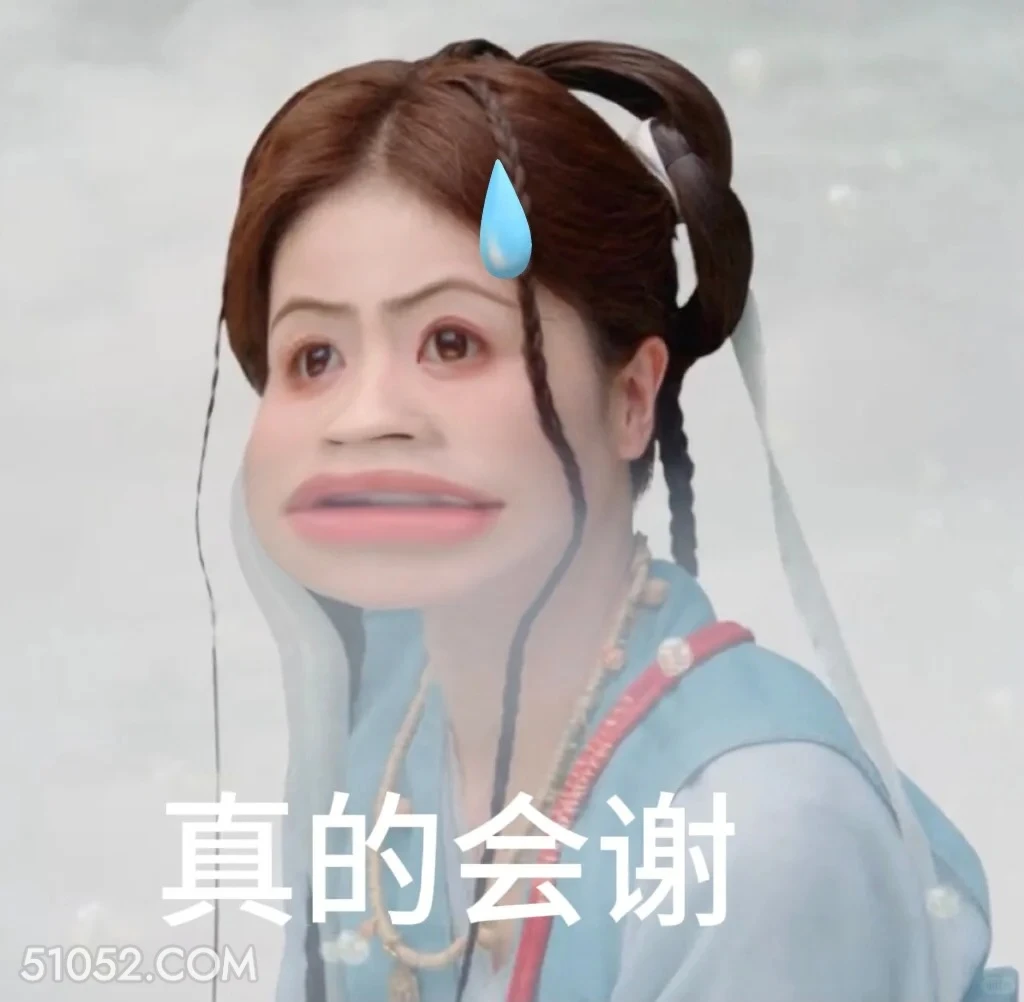 真的会谢 临江仙 影视剧 搞笑表情 花如月 白九思