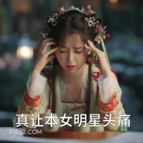 真让本女明星头痛 永夜星河 影视剧 搞笑表情 虞书欣