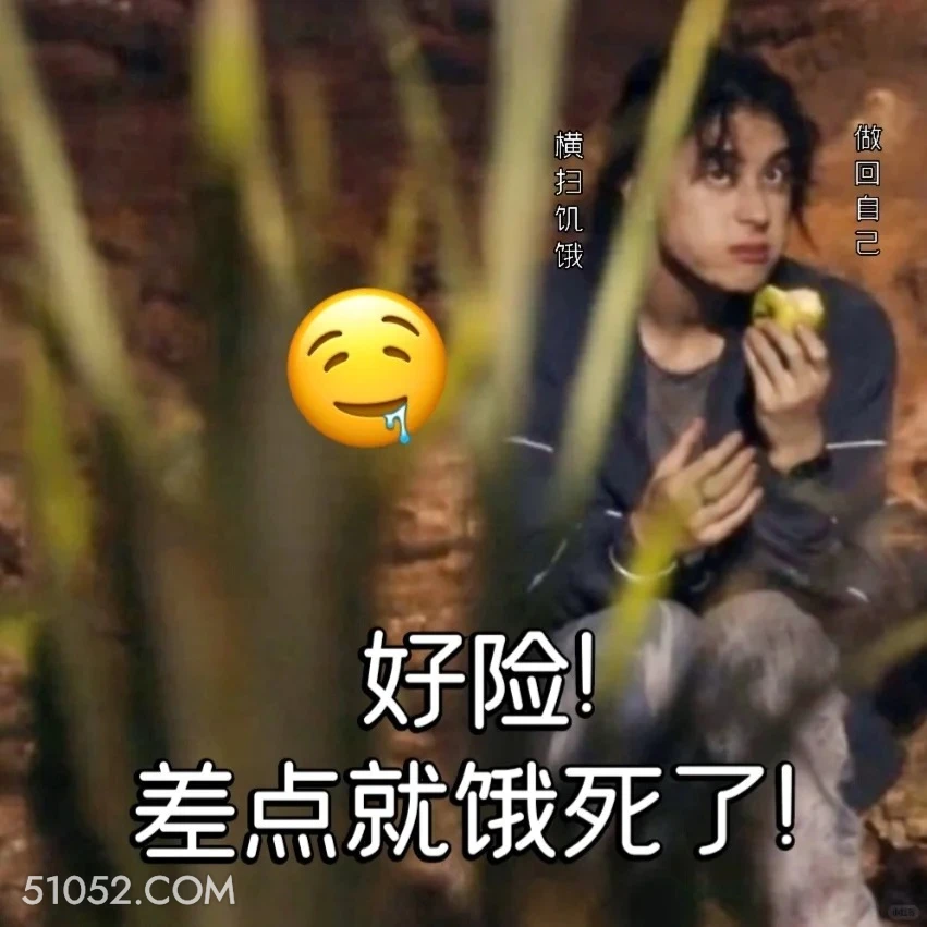 好险，差点饿死 七根心简 影视剧 搞笑表情 刘浩存 敖瑞鹏