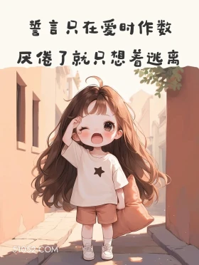 誓言只在爱时作数 小女孩 走心 文案 治愈