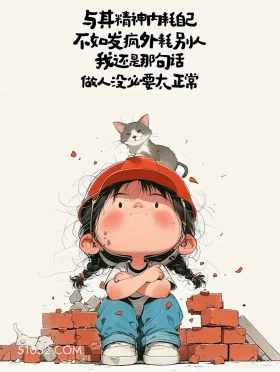 与其内耗自己不如外耗别人 小女孩 发疯文学 笑死了 搞笑文案