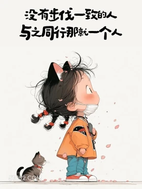 没有步伐一致的人那就一个人 小女孩 太脏了 现实文案 人间清醒