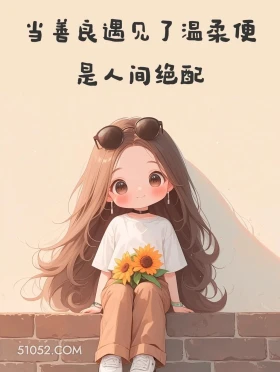 善良和温柔是人间绝配 小女孩 走心 文案 治愈