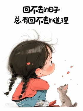 回不去的日子总有回不去的道理 小女孩 人间清醒 治愈文案