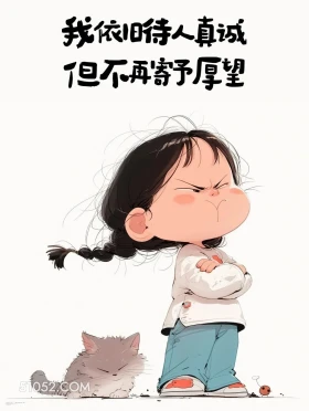 依然待人真诚,但不再寄予厚望 小女孩 人间清醒 文案
