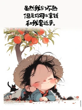 虽然我们不熟,但你可以拿钱和我套近乎 小女孩 发疯文学 笑死了 搞笑文案