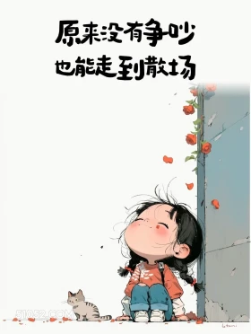 原来没有争吵也能走到散场 小女孩 后劲足 人间清醒 文案