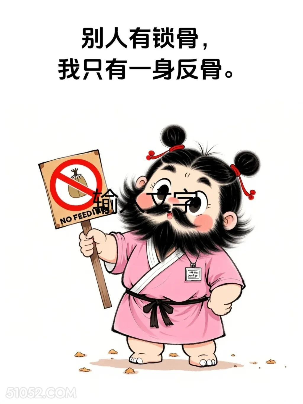 别人有锁骨我有反骨 女装大佬 一身反骨 搞笑文案