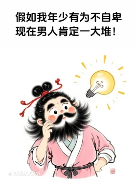 假如我年少有为不自卑，男人肯定一大堆 女装大佬 一身反骨 搞笑文案