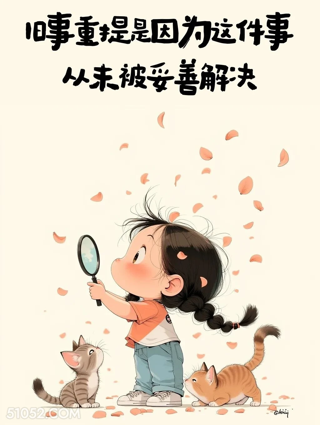 旧事重提是因为这件事从未被妥善对待 小女孩 清醒句子 释怀 文案