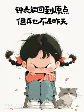 钟表回到原点也不再是昨天 小女孩 太脏了 现实文案 人间清醒