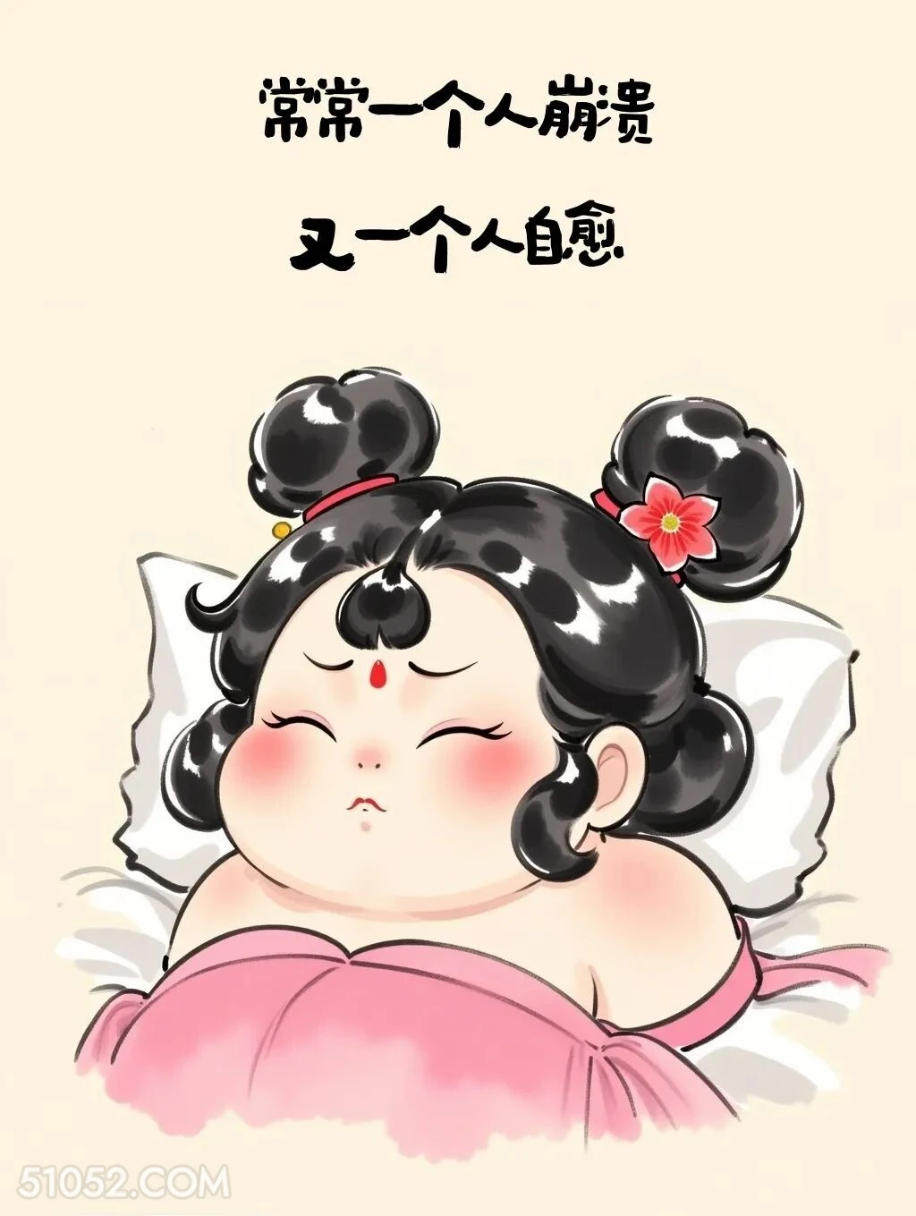 常常一个人崩溃又自愈 胖女孩 失望 看清 人间清醒 文案