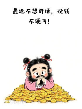 最近没钱不想讲话 女装大佬 发癫 发疯文学 搞笑文案
