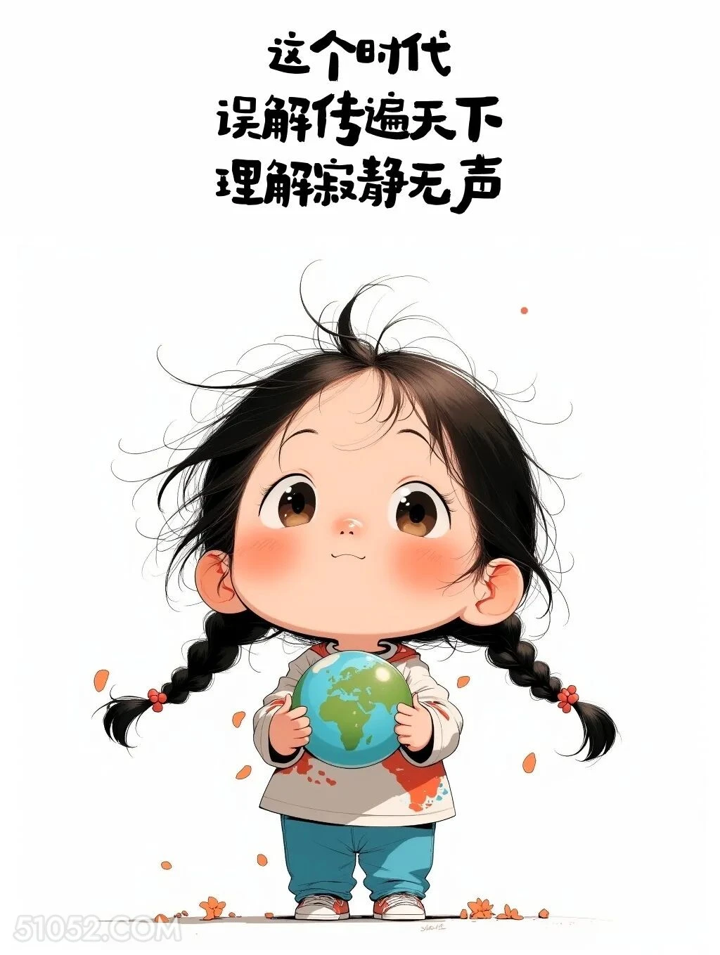 误解传遍天下，理解寂静无声 小女孩 太脏了 现实文案 人间清醒
