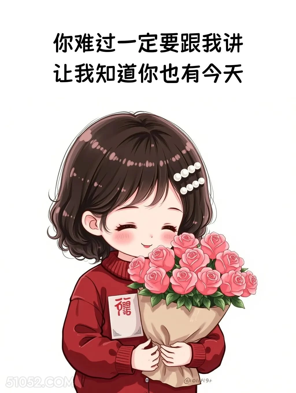 你难过一定要跟我说，让我知道你也有今天 小女孩 发癫 发朋友圈 搞笑文案