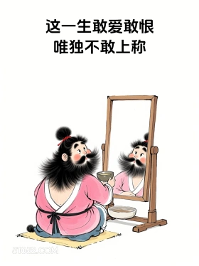 一生敢爱敢恨不敢上称 女装大佬 显眼包 笑死了 搞笑文案