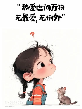 热爱世间万物 小女孩 发朋友圈 现实文案 治愈文案