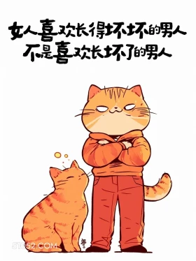 女人喜欢长得坏的不是长坏了的 猫猫 笑死了 发朋友圈 搞笑文案