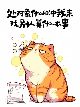 处对象什么的冲我来 猫猫 笑死了 发朋友圈 搞笑文案