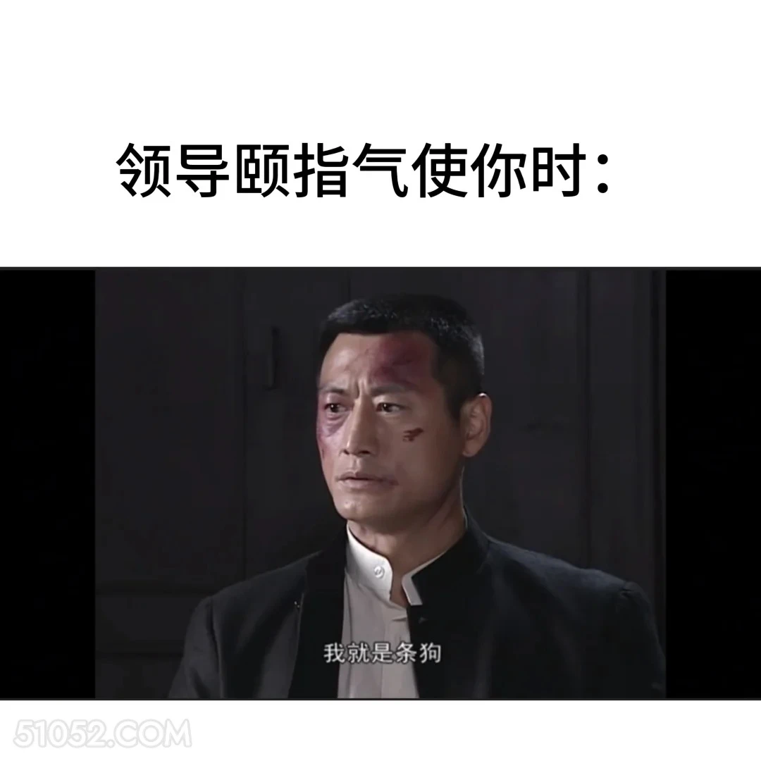 领导颐指气使你时 潜伏 影视追剧 搞笑表情 打工人版