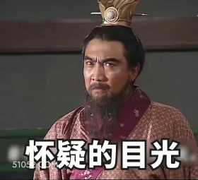 怀疑的目光 三国演义 影视追剧 搞笑表情 四大名著